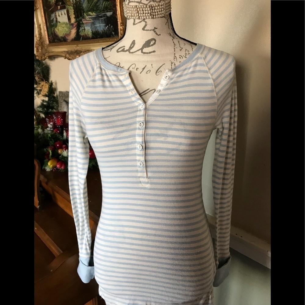 American Eagle Slim Fit Long Sleeve Henley Top M❗️FINAL SALE - Picture 8 of 8